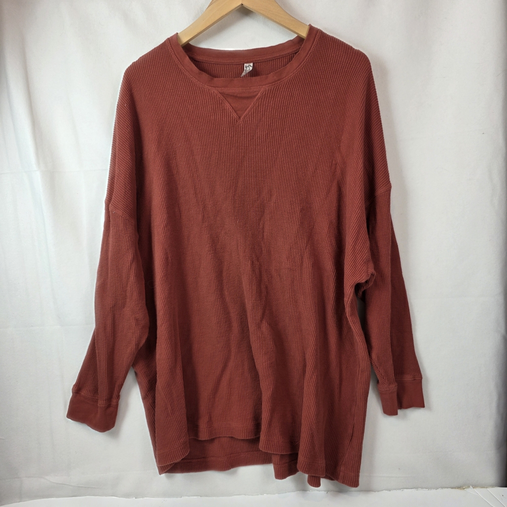 intimately free people women's shirt waffle Small Oversized